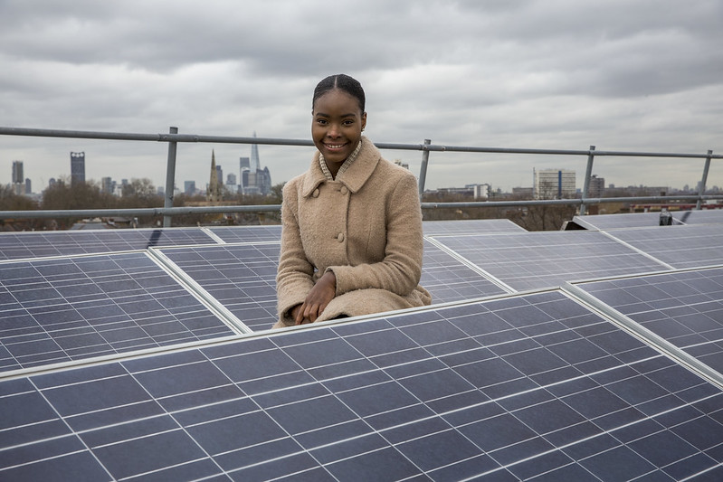 A Repowering London trainee at Elmore House